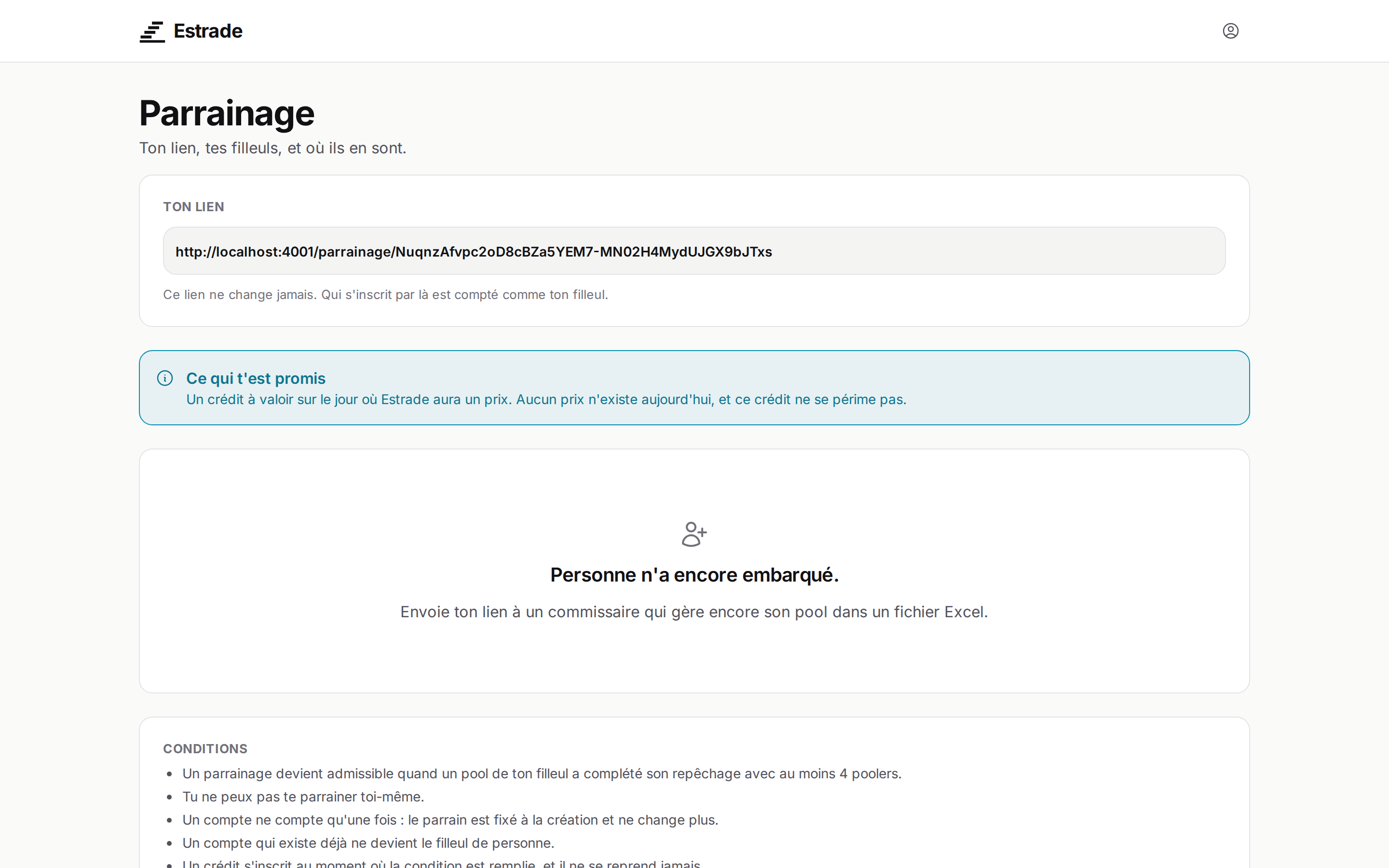 Le suivi de parrainage